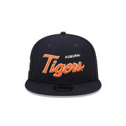 Auburn New Era 950 Script Tigers Flat Brim Hat